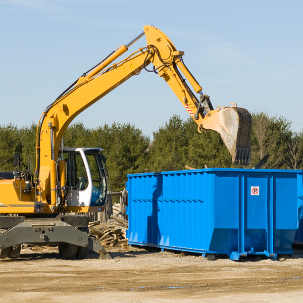 are there any restrictions on where a residential dumpster can be placed in Stockport